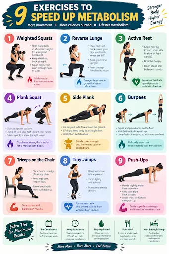 Exercises to Speed Up Metabolism